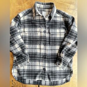 H&M Plaid Button-Up Shirt